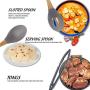 SHUHAO Silicone Cookware Set, 8 Non-Stick Heat-Resistant Silicone Kitchenware, Wooden Handles, Best Kitchen Tool Gadgets, Suitable for Cooking