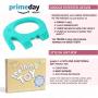 Baby Teething Toys - BPA Free Silicone - Easy to Hold, Soft and Highly Effective Cute Elephant Teether - Best Unique Baby Shower Gifts - Teethers Toy for Freezer