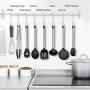 Spatula Soup Spoon Kitchenware Silicone Kitchen Cooking Utensils A Set of Pieces Premium Heat Resistant Tools,8pcs