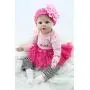 OCSDOLL Reborn Baby Dolls 22" Cute Realistic Soft Silicone Vinyl Dolls Huggable Baby Doll,Toddler Dolls for Girls