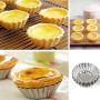 10Pcs Cake Cupcake Egg Custard Baking Cup Mold Round Cup Cake Mold Tool Bakeware Cupcake Egg Tart Mold Baking Pastry Tools