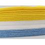 AmazonBasics Blue and Yellow Microfiber Cleaning Cloth, 24-Pack