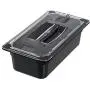 Carlisle 3066103 StorpPlus Third Size Food Pan, Polycarbonate, 4" Deep, Black