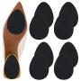Non-Slip Shoe Pads, GADEBAO Self-Adhesive Anti-Slip Sole Sticker Protector, Premium Odorless Silicone Non Skid Shoe Grips for High Heels (Black-8 pcs)