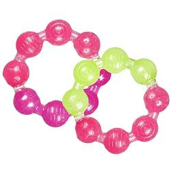 Munchkin Fun Ice Ring Teether, Colors May Vary (Pack of 2)