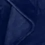 Pinzon Velvet Plush Blanket - Throw, Navy