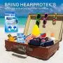 Hearprotek Swimming Ear Plugs, 2 Pairs Waterproof Reusable Silicone Ear Plugs for Swimmers Showering Bathing Surfing and Other Water Sports Adults Size