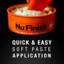 Nu Finish Better Than Car Wax Paste Polish Advanced Top Coat Sealant with Simple Once A Year Application, Perfect Kit for Fiberglass Boats, Motorcycles and Various Appliances