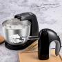 BINZHI Electric Egg Beater Eggbeater Cake Creamer Mixer Mixer Electric Household Baking Tools - Black Kitchen gadget (Color : A4)