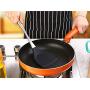 Kitchenware Utensils Set 2 Piece Premium Silicone Stainless steel Heat Resistant Non-Stick Cooking Professional Tools Black