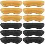 6 Pairs Leather Heel Cushion Inserts - Reusable Soft Shoe Pads & Self-Adhesive Foot Care Protector Grips Liners Loose Shoes - Heel Pain Relief Bunion Callus Blisters(Thick)
