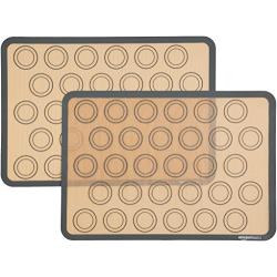 AmazonBasics Silicone Macaron Baking Mat Sheet, Set of 2