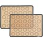 AmazonBasics Silicone Macaron Baking Mat Sheet, Set of 2