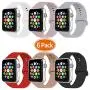 IYOU Sport Band Compatible with Watch Band 38MM 42MM 40MM 44MM, Soft Silicone Replacement Sport Strap Compatible with 2019 Watch Series 5 2018 Watch Series 4/3/2/1