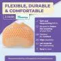 Metatarsal Foot Pads for Pain Relief - 2 Pairs Soft Gel Reusable Breathable Sleeve Pads, Foot Cushions, Forefoot Cushioning Shoe Supports for Women and Men