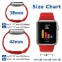 iGK Sport Band Compatible with Apple Watch 38mm 40mm 42mm 44mm, Soft Silicone Sport Strap Replacement Bands for iWatch Apple Watch Series 5, Series 4, Series 3, Series 2, Series 1