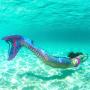 Fin Fun Mermaid Tails for Swimming with Monofin - Kids and Adult Sizes - Limited Edition