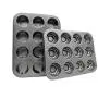 Non-stick Muffin Cupcake Pan for Baking Jumbo Donut Cake Molds Tins Tray Set Bakeware Dishwasher Microwave Safe