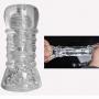 Fifth Stage P-éNiS Trainer Stǐmulator Transparent Silicone Male M-ásturbátor Cup Artificial Vaginálne Real Pocket Virgin Pússy Toy Man