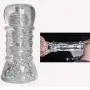 Fifth Stage P-éNiS Trainer Stǐmulator Transparent Silicone Male M-ásturbátor Cup Artificial Vaginálne Real Pocket Virgin Pússy Toy Man