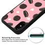 iPhone Xs iPhone X Case,Flexible Soft TPU Cover Shell,Slim Silicone Black Rubber Non-Slip Durable Design Protective Phone Case for iPhone Xs iPhone X -Biscuits