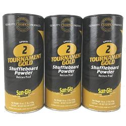 3 Pack Sun-Glo #2 Speed Shuffleboard Powder Wax