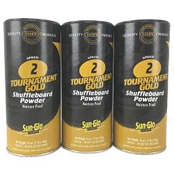 3 Pack Sun-Glo #2 Speed Shuffleboard Powder Wax