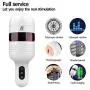 HAOZICH Male Sucking Massager, USB Automatic Oral Deep Throat Male ?ucker Electric Clip Suction Voice Toy Aǐrcrāft Massage-Cup, T-Shir HAOZICH