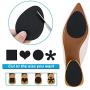 Non-Slip Shoe Pads, GADEBAO Self-Adhesive Anti-Slip Sole Sticker Protector, Premium Odorless Silicone Non Skid Shoe Grips for High Heels (Black-8 pcs)