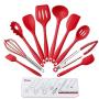 Non-Stick Shovel Colander Spoon Egg Beater Kitchenware Set Silicone Kitchenware Set 10 Kitchen Tools