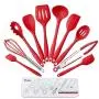 Non-Stick Shovel Colander Spoon Egg Beater Kitchenware Set Silicone Kitchenware Set 10 Kitchen Tools