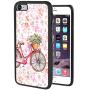 iPhone 7 8 Case,Flexible Soft TPU Cover Shell,Slim Silicone Black Rubber Non-Slip Durable Design Protective Phone Case for iPhone 7 8 -Bicycle