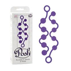 California Exotic Novelties Posh Silicone “o” Beads - Purple