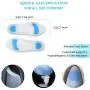 Soles SLS 101 Silicone Shoe Inserts (Pair) Orthopedic Support for Walking, Running, and Fitness | Soft, Comfortable, Hypoallergenic Design - M / 38-39