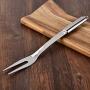 Outdoor Picnic 13 Inch Stainless Steel Handle Fork Grill Accessories (5 Packs)