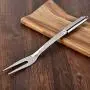 Outdoor Picnic 13 Inch Stainless Steel Handle Fork Grill Accessories (5 Packs)