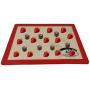 ALIZ Kitchenware Baking Mats Silicone 2 Pack Baking Sheets,Half Sheet Size 16.5" x 11.5", Sil Pads For Baking Professional Grade Non Stick For Cookie (Blue & Red), by ALIZ