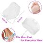 Metatarsal Pads Ball of Foot Cushions, Metatarsal Cushion Mortons Neuroma, Toe Separators Foot Pad, Breathable Silicone Heel Cushion & Cups, Silicone Heel Protectors