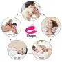U-Shape Couples Pleasure Toys with Oral-Sucking & Cli-Stimulator Silicone USB Rechargeable Waterproof Six Things for Adult Women&Men Toys for Couple