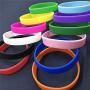 GOGO Wholesale Rubber Bracelets for Kids Silicone Wrist Bands for Events Rubber Bands Party Favors