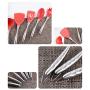 Xiaoais shop Stainless Steel Silicone kitchenware, Non-Stick Pot high Temperature Spatula Spoon, Cooking Spoon Shovel Set