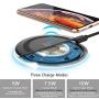 Yootech Wireless Charger, Qi-Certified 10W Max Wireless Charging Pad with QC3.0 AC Adapter, Compatible with iPhone 11/11 Pro/11 Pro Max/Xs MAX/XR/XS/X/8,10W for Galaxy Note 10/Note 10 Plus/S10