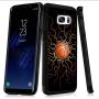 Samsung Galaxy S7 Case with Basketball Fire Pattern Whimsical Design Bumper Black Soft TPU and PC Protection Anti-Slippery &Fingerprint Case for Samsung Galaxy S7
