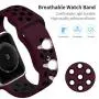 Bravely klimbing Compatible with Apple Watch Band 44mm 42mm 40mm 38mm, Soft Silicone iWatch Bands Replacement Sport Bands for iWatch Series 5 4 3 2 1 for Men and Women S/M M/L