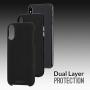 EMERGE DUOFLEX iPhone XR Enhanced Max Grip and 10 Foot Drop Protection Cell Phone Case - Black