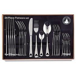 Disney Theme Park Exclusive Mickey Icon 24 Piece Flatware Set