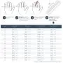 ThunderFit Silicone Rings for Men 4 Rings / 1 Ring - Flat Top Angled Edge Rubber Wedding Bands 9.8mm Wide - 2mm Thick