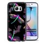 Samsung Galaxy S7 Case with Beautiful Dragonfly Pattern Whimsical Design Bumper Black Soft TPU and PC Protection Anti-Slippery &Fingerprint Case for Samsung Galaxy S7
