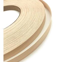 Edge Supply Birch 3/4” X 250 Roll of Plywood Edge Banding ? Pre-glued Real Wood Veneer Edging ? Flexible Veneer Edging ? Easy Application Iron-on Edge Banding for Furniture Restoration ? Made in USA