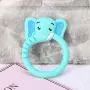 ShapeW Baby Chew Toys Teething Animal Chew Rings Baby,Infant Toddler - Soft Silicone, BPA-Free, Natural Organic (Giraffe)